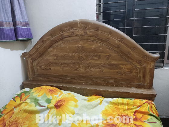 সেগুন কাঠের খাট